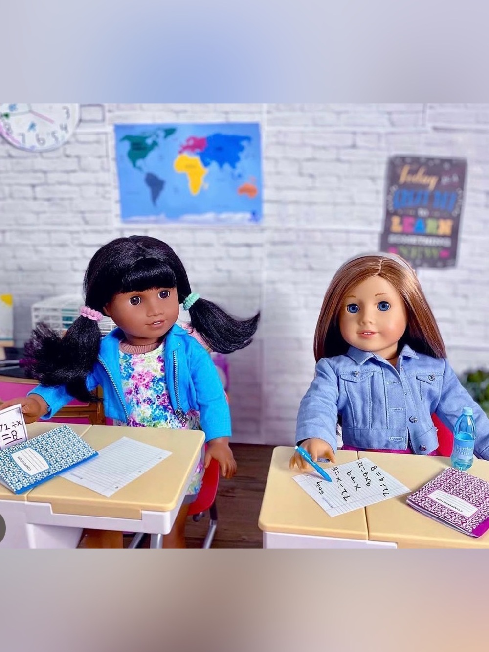 American Girl doll Flip-Top Desks